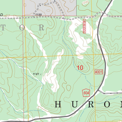 US Forest Service - Topo Goodar, MI FSTopo Legacy digital map