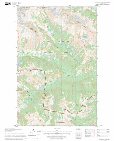 US Forest Service - Topo Goode Mountain, WA FSTopo Legacy digital map