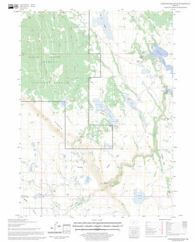 US Forest Service - Topo Goodlow Mountain, OR FSTopo Legacy digital map