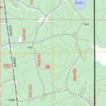 US Forest Service - Topo Goodman SW, WI FSTopo Legacy digital map
