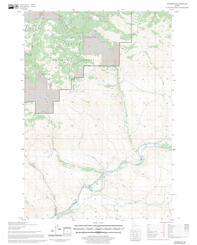 US Forest Service - Topo Goodrich, ID FSTopo Legacy digital map