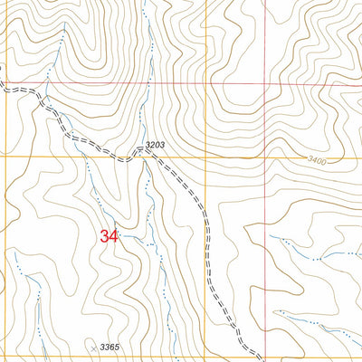US Forest Service - Topo Goodrich, ID FSTopo Legacy digital map