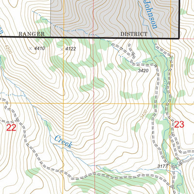 US Forest Service - Topo Goodrich, ID FSTopo Legacy digital map