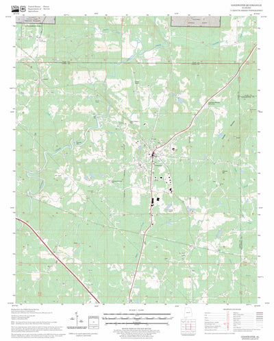 US Forest Service - Topo Goodwater, AL FSTopo Legacy digital map