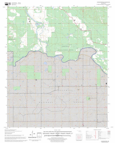US Forest Service - Topo Goodwater, OK FSTopo Legacy digital map