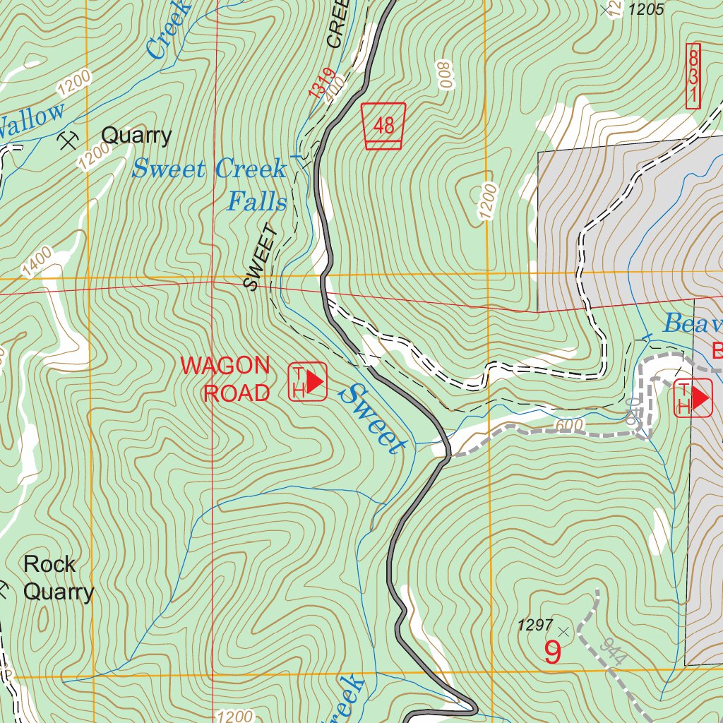Goodwin Sd Map Goodwin Peak, OR FSTopo Legacy Map by US Forest Service - Topo | Avenza ...