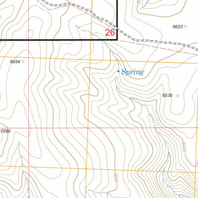 US Forest Service - Topo Gooseberry Creek, ID FSTopo Legacy digital map