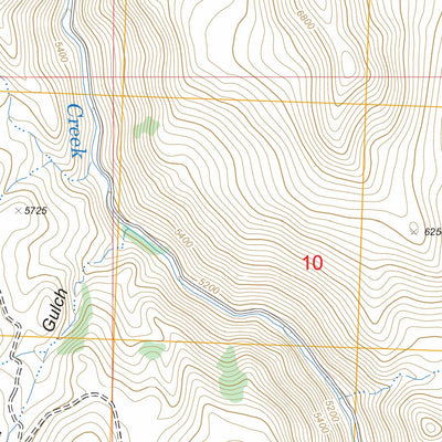 US Forest Service - Topo Gooseberry Creek, ID FSTopo Legacy digital map