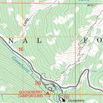 US Forest Service - Topo Gooseberry Creek, UT FSTopo Legacy digital map