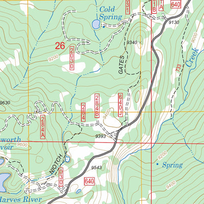 US Forest Service - Topo Gooseberry Creek, UT FSTopo Legacy digital map