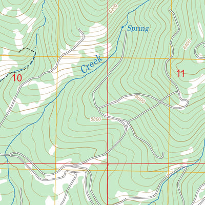 US Forest Service - Topo Gordon Lake, OR FSTopo Legacy digital map