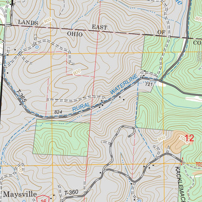 US Forest Service - Topo Gore, OH FSTopo Legacy digital map
