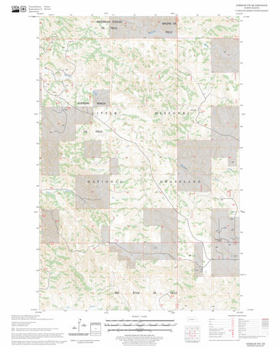 US Forest Service - Topo Gorham NW, ND FSTopo Legacy digital map