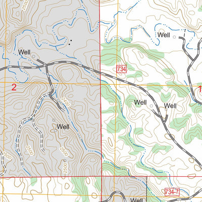US Forest Service - Topo Gorham SW, ND FSTopo Legacy digital map