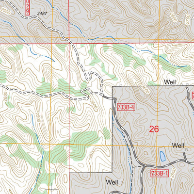 US Forest Service - Topo Gorham SW, ND FSTopo Legacy digital map