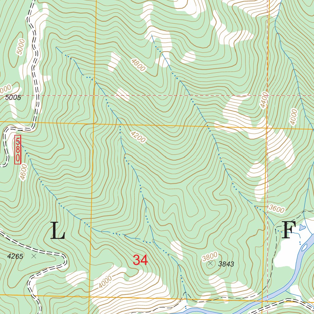Gorman Hill, ID FSTopo Legacy Map by US Forest Service - Topo | Avenza Maps