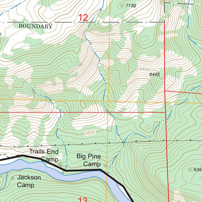 US Forest Service - Topo Goslin Mountain, UT - WY FSTopo Legacy digital map