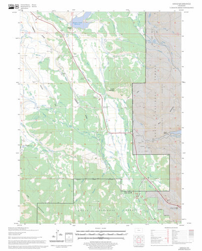 US Forest Service - Topo Gould, CO FSTopo Legacy digital map