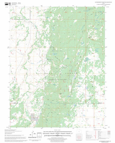 US Forest Service - Topo Government Point, UT FSTopo Legacy digital map