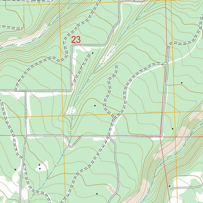 US Forest Service - Topo Government Springs, CO FSTopo Legacy digital map