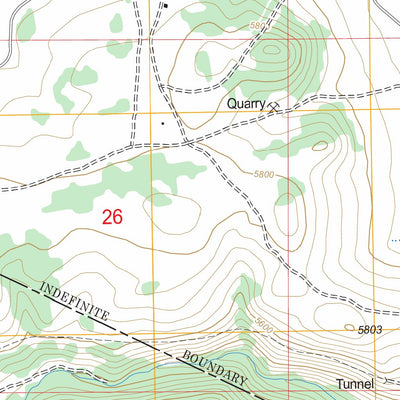 US Forest Service - Topo Grace, MT FSTopo Legacy digital map