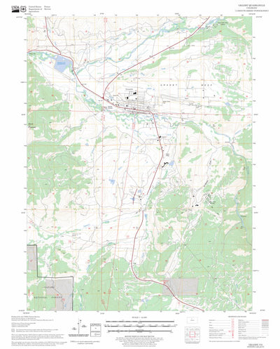 US Forest Service - Topo Granby, CO FSTopo Legacy digital map