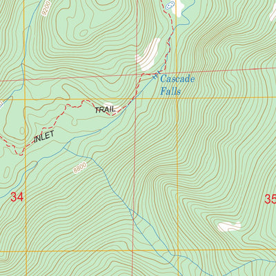 US Forest Service - Topo Grand Lake, CO FSTopo Legacy digital map