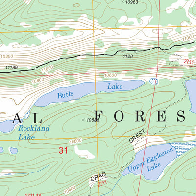 US Forest Service - Topo Grand Mesa, CO FSTopo Legacy digital map
