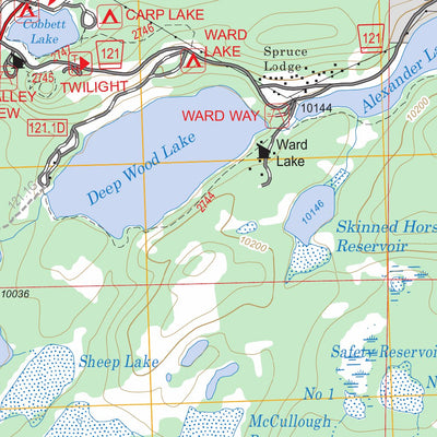 US Forest Service - Topo Grand Mesa, CO FSTopo Legacy digital map