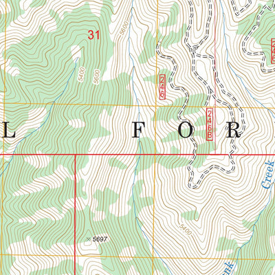 US Forest Service - Topo Grand Mountain, ID FSTopo Legacy digital map