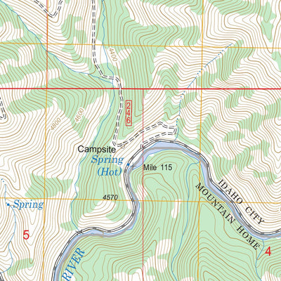 US Forest Service - Topo Grand Mountain, ID FSTopo Legacy digital map