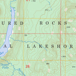 US Forest Service - Topo Grand Portal Point, MI FSTopo Legacy digital map