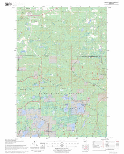 US Forest Service - Topo Grand View, WI FSTopo Legacy digital map