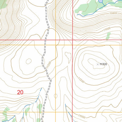 US Forest Service - Topo Grandaddy Lake, UT FSTopo Legacy digital map