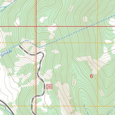 US Forest Service - Topo Grandaddy Lake, UT FSTopo Legacy digital map
