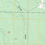 US Forest Service - Topo Grandin, MO FSTopo Legacy digital map