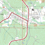 US Forest Service - Topo Grandin, MO FSTopo Legacy digital map