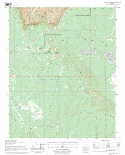 US Forest Service - Topo Grandview Point, AZ FSTopo Legacy digital map