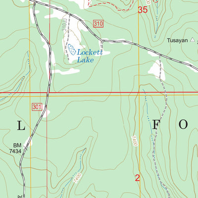 US Forest Service - Topo Grandview Point, AZ FSTopo Legacy digital map