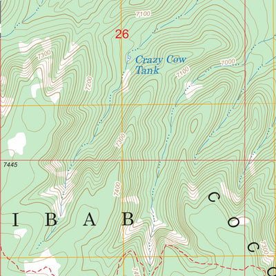 US Forest Service - Topo Grandview Point, AZ FSTopo Legacy digital map