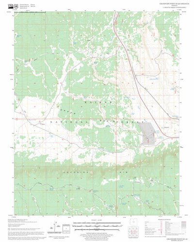 US Forest Service - Topo Grandview Point NE, AZ FSTopo Legacy digital map
