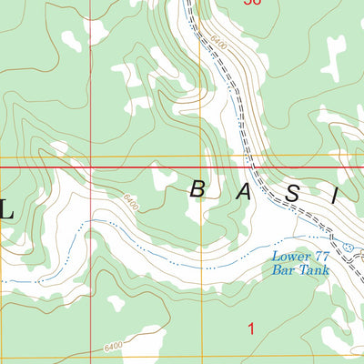 US Forest Service - Topo Grandview Point NE, AZ FSTopo Legacy digital map