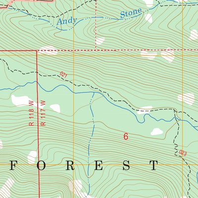 US Forest Service - Topo Granite Basin, WY FSTopo Legacy digital map