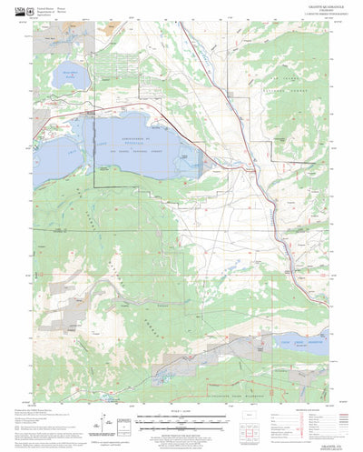 US Forest Service - Topo Granite, CO FSTopo Legacy digital map