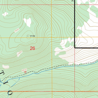 US Forest Service - Topo Granite Mountain, MT FSTopo Legacy digital map