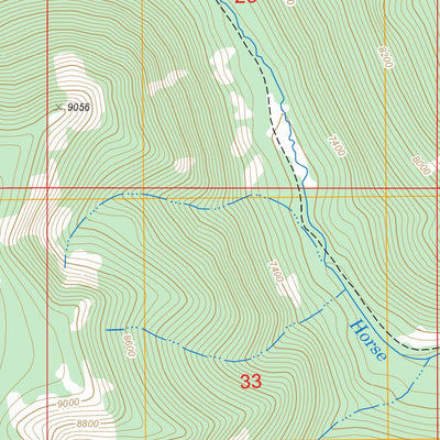 US Forest Service - Topo Granite Mountain, MT FSTopo Legacy digital map
