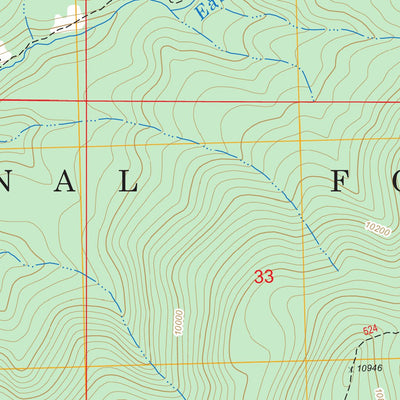 US Forest Service - Topo Granite Peak, CO FSTopo Legacy digital map