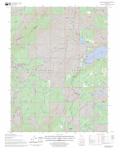 US Forest Service - Topo Graniteville, CA FSTopo Legacy digital map