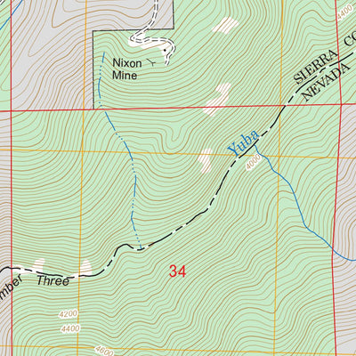 US Forest Service - Topo Graniteville, CA FSTopo Legacy digital map