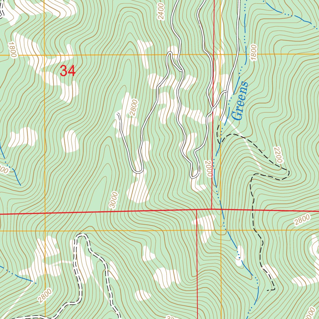 Grants Pass, OR FSTopo Legacy Map by US Forest Service - Topo | Avenza Maps